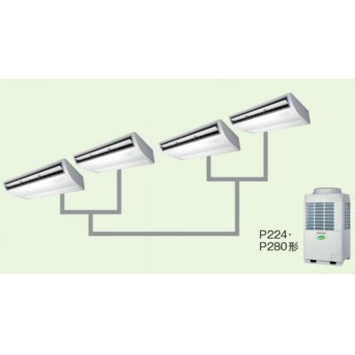 画像1: 福岡・佐賀・長崎・大分・熊本・宮崎・鹿児島・沖縄・業務用エアコン　東芝　天井吊形　同時ダブルツイン　ワイヤードリモコン　省工ネneo　ACSF22475M2　P224（8馬力）　スーパーパワーエコキュープ　三相200V